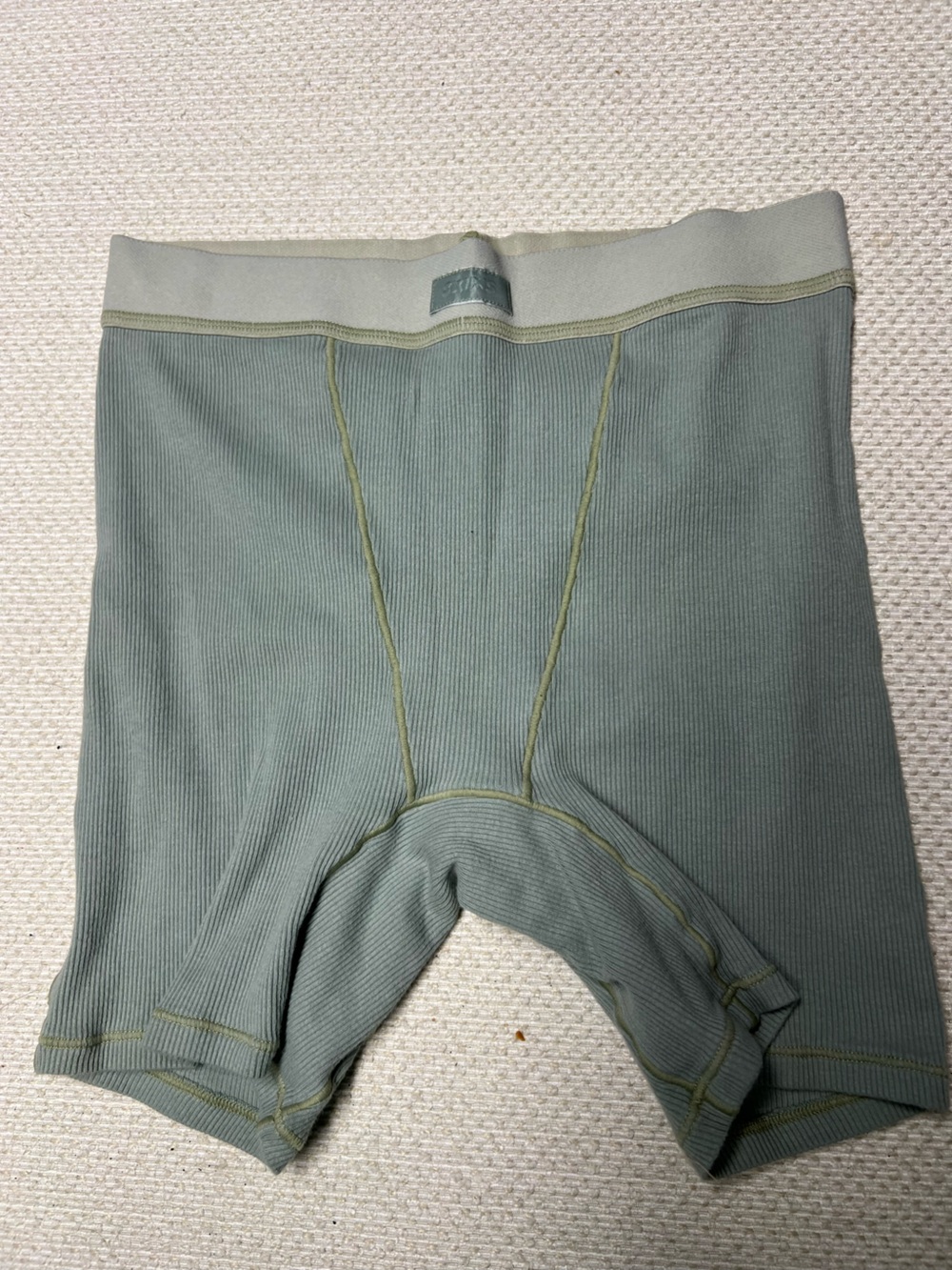 SKIMS cotton rib boxer shorts small